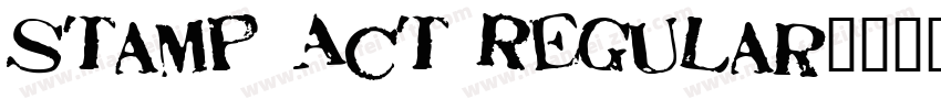 Stamp Act Regular字体转换